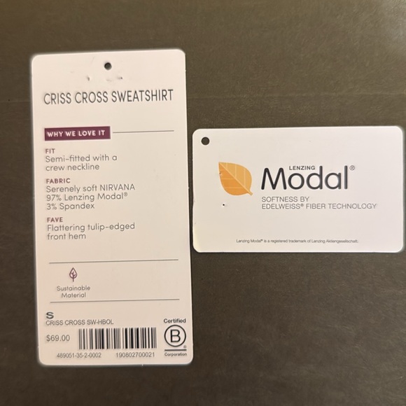 Athleta Criss Cross Sweatshirt - Picture 5 of 5